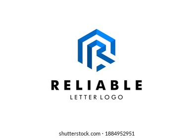 Letter R Logo : Suitable for Company Theme, Jewelry Theme, Technology Theme, Initial Theme, Infographics and Other Graphic Related Assets.