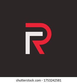 Letter R logo suitable for personal company,icon social media,etc.