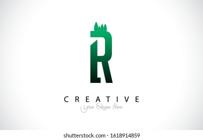 Letter R logo or symbol template design