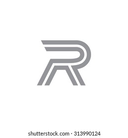 Letter R logo / symbol - vector icon