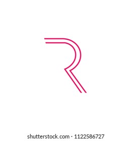 LETTER R LOGO TEMPLATE