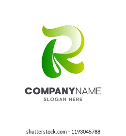 letter R logo template