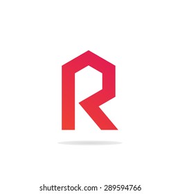 Letter R logo template