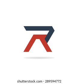 Letter R logo template