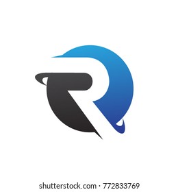 letter R logo template