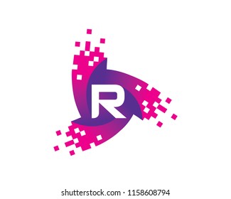 Letter R Logo Template Design Vector, Emblem, Concept Design, Creative Symbol, Icon