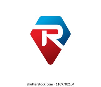 Letter R Logo Template Design, Vector, Emblem, Concept Design, Creative Symbol, Icon