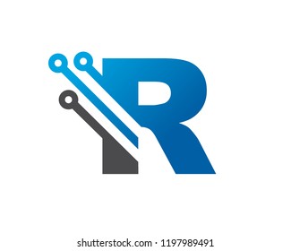 Letter R Logo Template Design Vector, Emblem, Concept Design, Creative Symbol, Icon
