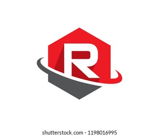 Letter R Logo Template Design Vector, Emblem, Concept Design, Creative Symbol, Icon