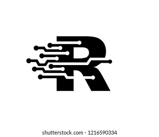 Letter R Logo Template Design Vector, Emblem, Concept Design, Creative Symbol, Icon