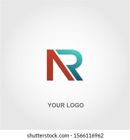 letter R logo template design 