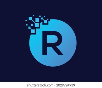 Letter R Logo Template Design Vector Illustration.