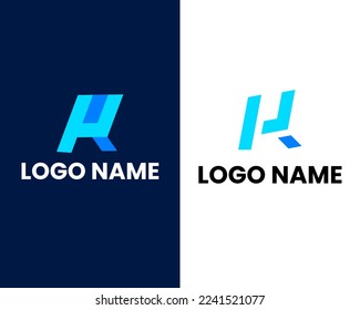 Design-Vektor für Logo-Vorlage des Buchstaben R 