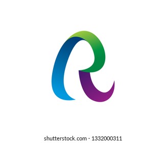 Letter R Logo Template, Icon, Symbol - Vector