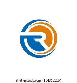 Letter R  logo template vector illustration