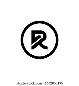 Letter R logo Template Vector