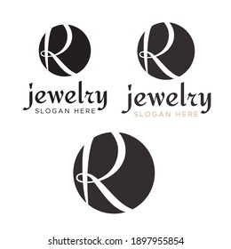 Buchstabe R-Logo-Vorlage. R Logo, Vektor.