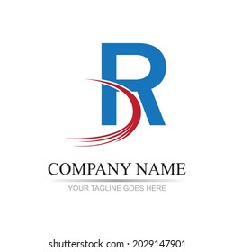 Vektorsymbol-Design der Letter-R-Logo-Vorlage