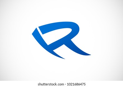 
letter R logo vector