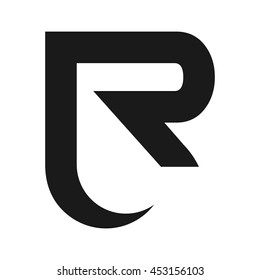letter R logo vector.