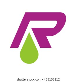 letter R logo vector.