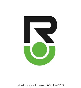 letter R logo vector.