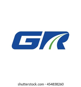 letter R logo vector. 