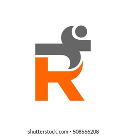 letter R logo vector