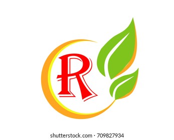 letter R logo vector