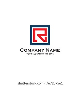 letter R logo vector