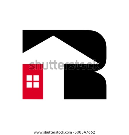 letter r logo vector.