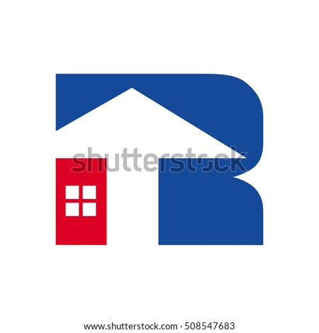 letter r logo vector.