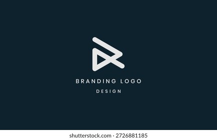 Letter R Logo Vektor mit abstrakten Form Design Vorlage Symbole für das Geschäft von Luxus, elegant, einfach.