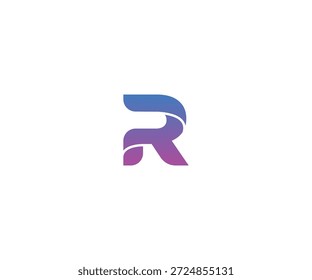 Iconos y gráficos del Arte vectorial del logotipo de la letra R