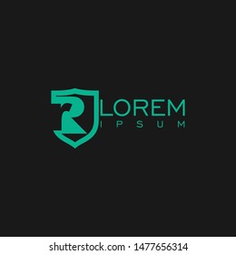 Letter R logo vector design element