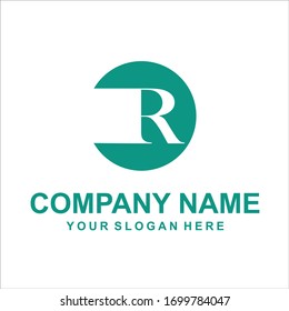 letter R logo vector design