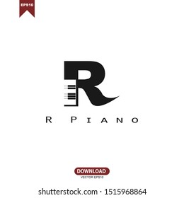 Letter R logo vector template design