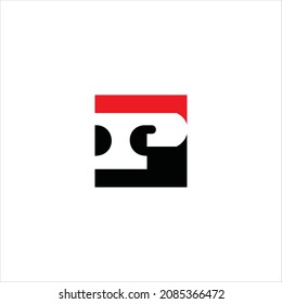 Buchstaben oder Logo, Vektorgrafik-Vorlagenblock