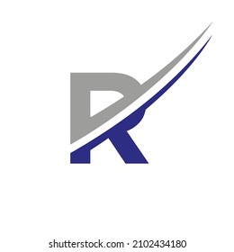 Letter R Logo Vector Template Modern and Simple Design. R Logotype For Business And Company Identity, Modern, Flat And Minimalist Template