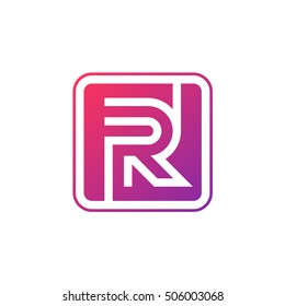 Letter R logo,Digital,Technology,Media