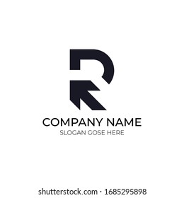 Letter R logotype 
