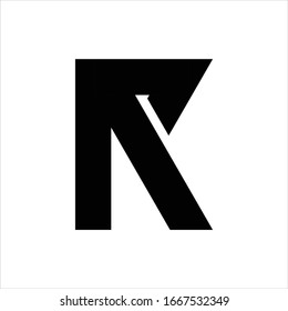 Letter R logotype. Abstract design logo letter R vector.