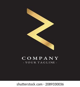 Letter R luxury gold logo design template vector eps 10