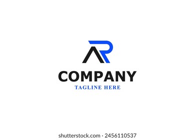 letter a and r minimal logo
