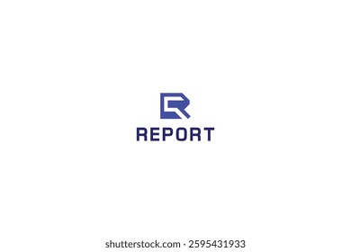 Letter R minimal logo design