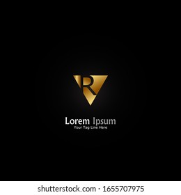 "letter R". Minimalist, simple,digital and modern logo design.