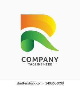 Letter R modern logo design. initial R logo inspiration