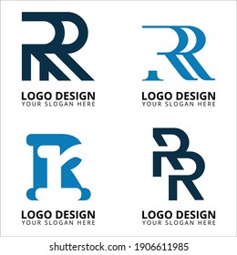 Letter R R Modern Logo Design