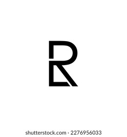 Letter R modern logo design
