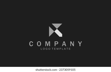 Letter R modern logo design template elements